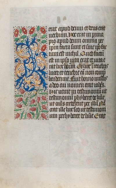Livro de Horas de Uso de Rouen: fol. 13v, c. 1470 de Master of the Geneva Latini