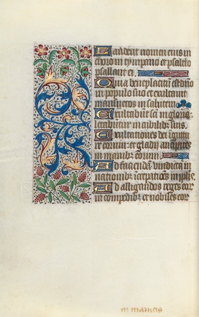Livro de Horas de Uso de Rouen: fol. 142v, c. 1470 de Master of the Geneva Latini