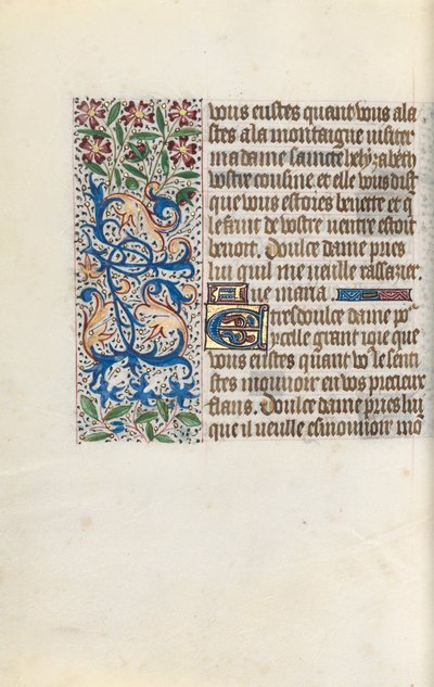 Livro de Horas de Uso de Rouen: fol. 147v, c. 1470 de Master of the Geneva Latini