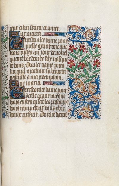 Livro de Horas de Uso de Rouen: fol. 148r, c. 1470 de Master of the Geneva Latini
