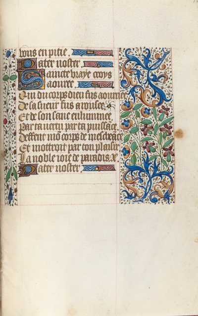 Livro de Horas de Uso de Rouen: fol. 154r, c. 1470 de Master of the Geneva Latini