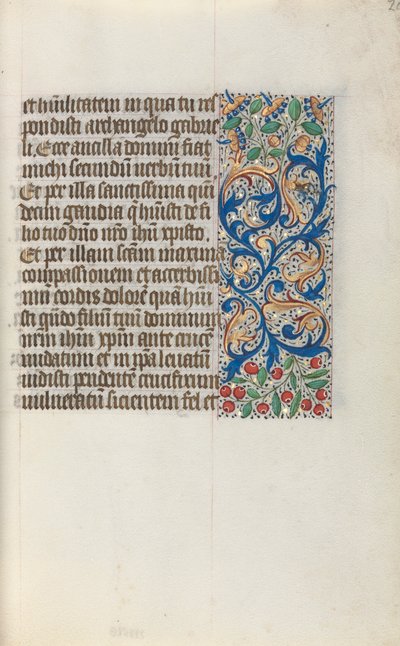 Livro de Horas de Uso de Rouen: fol. 20r, c. 1470 de Master of the Geneva Latini