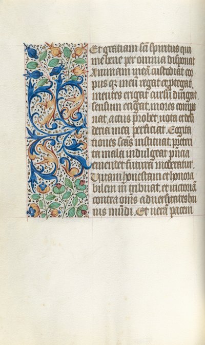 Livro de Horas de Uso de Rouen: fol. 21v, c. 1470 de Master of the Geneva Latini