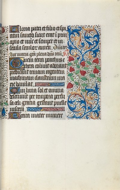 Livro de Horas de Uso de Rouen: fol. 30r, c. 1470 de Master of the Geneva Latini