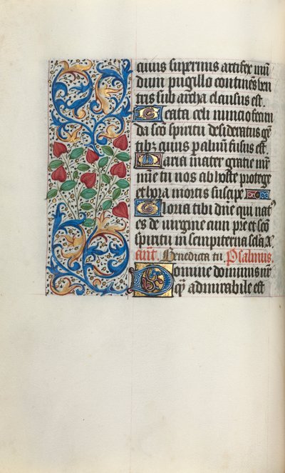 Livro de Horas de Uso de Rouen: fol. 30v, c. 1470 de Master of the Geneva Latini