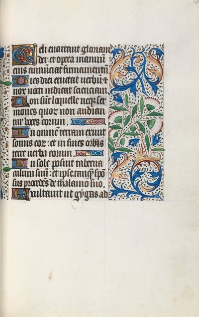 Livro de Horas de Uso de Rouen: fol. 32r, c. 1470 de Master of the Geneva Latini