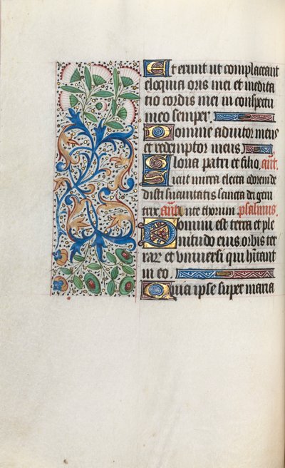 Livro de Horas de Uso de Rouen: fol. 33v, c. 1470 de Master of the Geneva Latini
