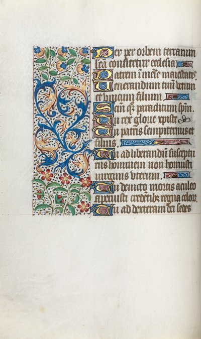 Livro de Horas de Uso de Rouen: fol. 37v, c. 1470 de Master of the Geneva Latini