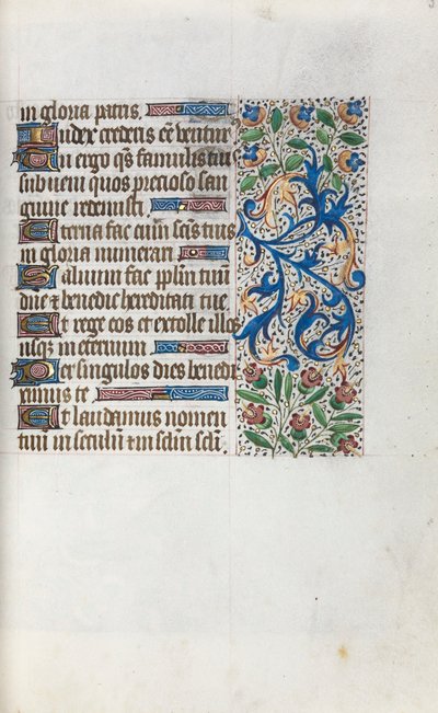 Livro de Horas de Uso de Rouen: fol. 38v, c. 1470 de Master of the Geneva Latini