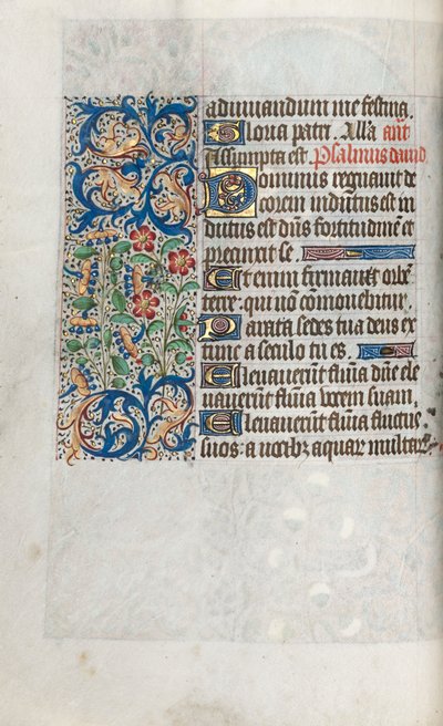 Livro de Horas de Uso de Rouen: fol. 39b, c. 1470 de Master of the Geneva Latini