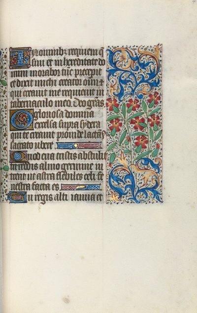 Livro de Horas de Uso de Rouen: fol. 47r, c. 1470 de Master of the Geneva Latini