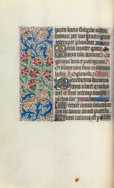 Livro de Horas de Uso de Rouen: fol. 47v, c. 1470 de Master of the Geneva Latini
