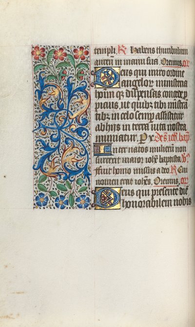 Livro de Horas de Uso de Rouen: fol. 50v, c. 1470 de Master of the Geneva Latini