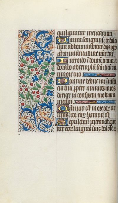 Livro de Horas de Uso de Rouen: fol. 52v, c. 1470 de Master of the Geneva Latini