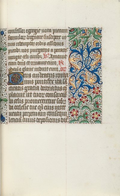 Livro de Horas de Uso de Rouen: fol. 53r, c. 1470 de Master of the Geneva Latini
