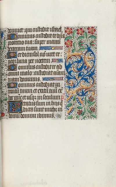 Livro de Horas de Uso de Rouen: fol. 62r, c. 1470 de Master of the Geneva Latini