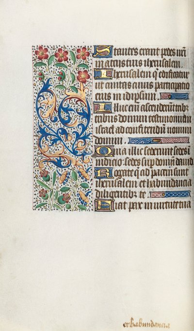 Livro de Horas de Uso de Rouen: fol. 62v, c. 1470 de Master of the Geneva Latini