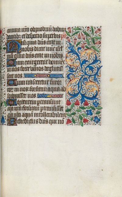 Livro de Horas de Uso de Rouen: fol. 65r, c. 1470 de Master of the Geneva Latini