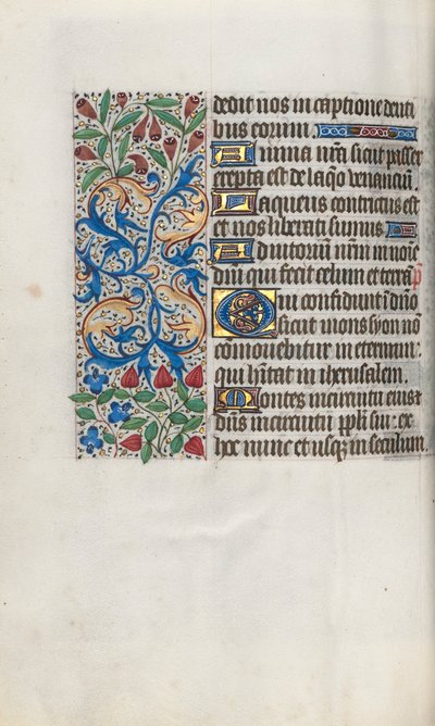 Livro de Horas de Uso de Rouen: fol. 65v, c. 1470 de Master of the Geneva Latini