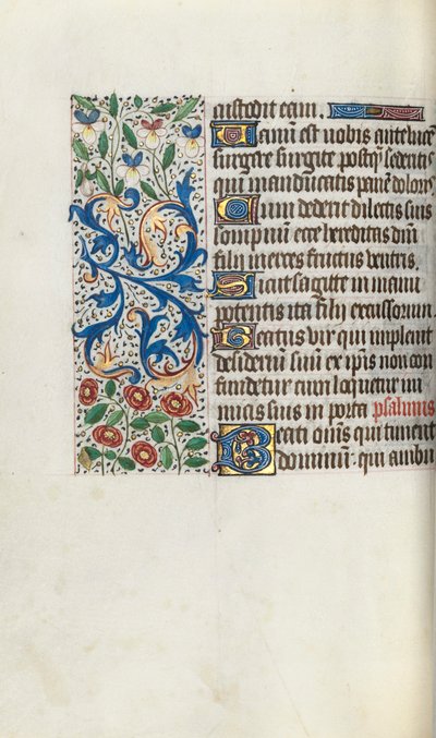Livro de Horas de Uso de Rouen: fol. 68v, c. 1470 de Master of the Geneva Latini