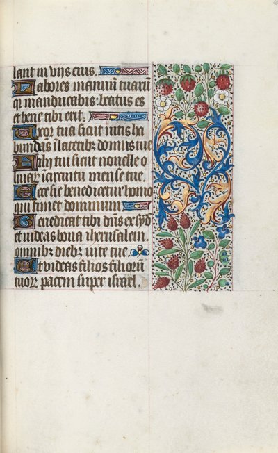 Livro de Horas de Uso de Rouen: fol. 69r, c. 1470 de Master of the Geneva Latini