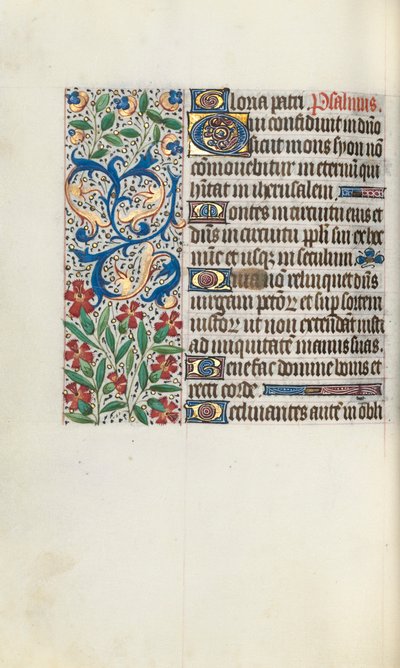 Livro de Horas de Uso de Rouen: fol. 71v, c. 1470 de Master of the Geneva Latini