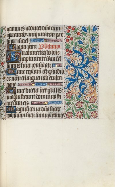 Livro de Horas de Uso de Rouen: fol. 72r, c. 1470 de Master of the Geneva Latini