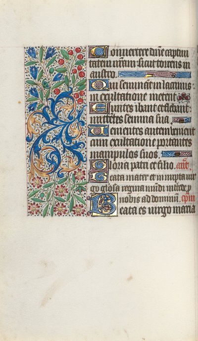 Livro de Horas de Uso de Rouen: fol. 72v, c. 1470 de Master of the Geneva Latini