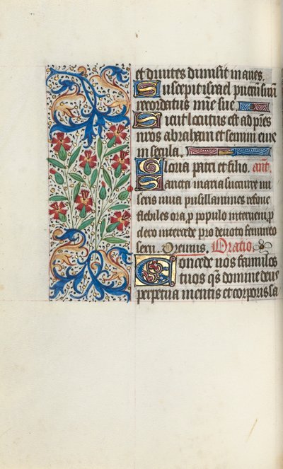 Livro de Horas de Uso de Rouen: fol. 74v, c. 1470 de Master of the Geneva Latini