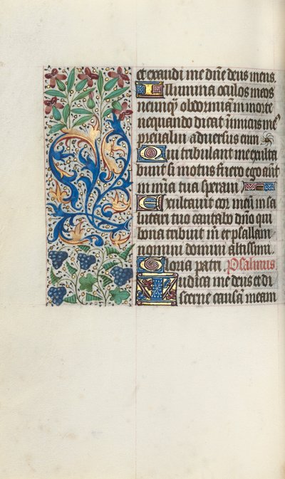 Livro de Horas de Uso de Rouen: fol. 75v, c. 1470 de Master of the Geneva Latini