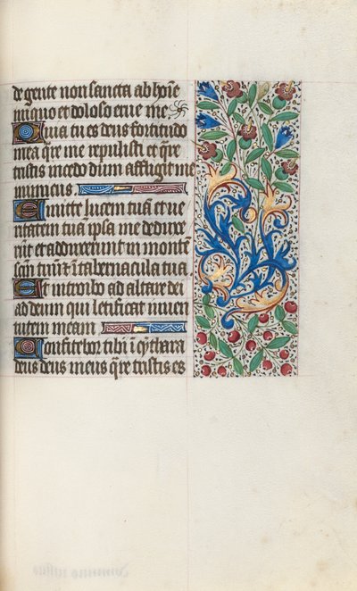 Livro de Horas de Uso de Rouen: fol. 76r, c. 1470 de Master of the Geneva Latini