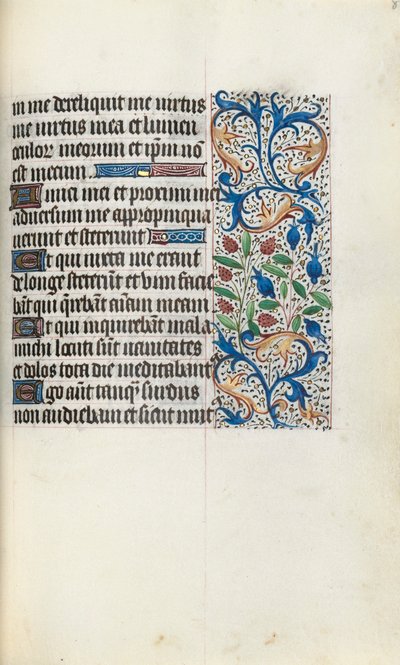 Livro de Horas de Uso de Rouen: fol. 84r, c. 1470 de Master of the Geneva Latini