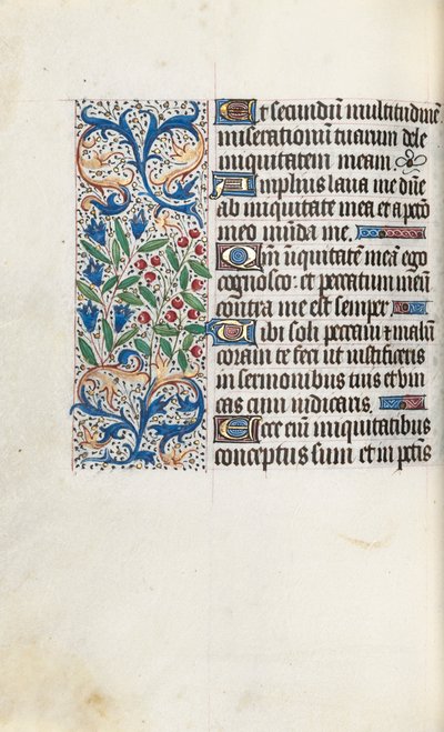 Livro de Horas de Uso de Rouen: fol. 85v, c. 1470 de Master of the Geneva Latini