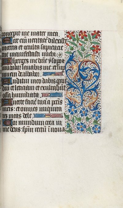 Livro de Horas de Uso de Rouen: fol. 86r, c. 1470 de Master of the Geneva Latini