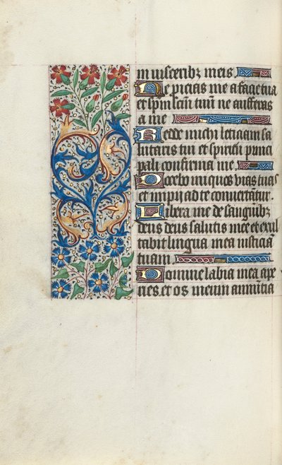 Livro de Horas de Uso de Rouen: fol. 86v, c. 1470 de Master of the Geneva Latini