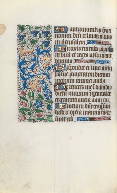 Livro de Horas de Uso de Rouen: fol. 89v, c. 1470 de Master of the Geneva Latini