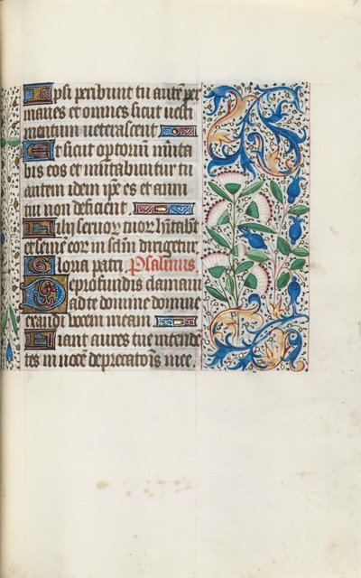 Livro de Horas de Uso de Rouen: fol. 90r, c. 1470 de Master of the Geneva Latini
