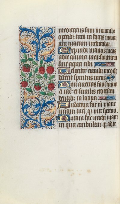 Livro de Horas de Uso de Rouen: fol. 91v, c. 1470 de Master of the Geneva Latini