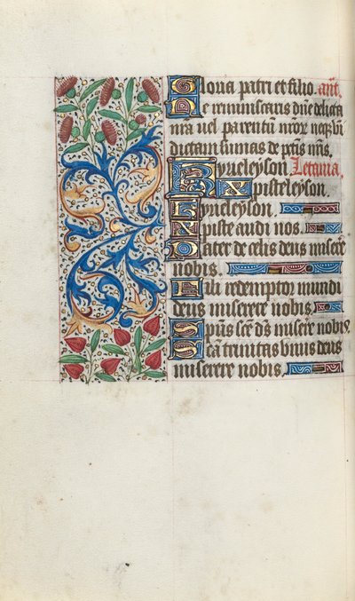Livro de Horas de Uso de Rouen: fol. 92v, c. 1470 de Master of the Geneva Latini