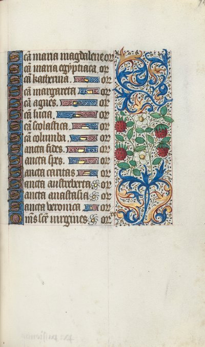 Livro de Horas de Uso de Rouen: fol. 94r, c. 1470 de Master of the Geneva Latini
