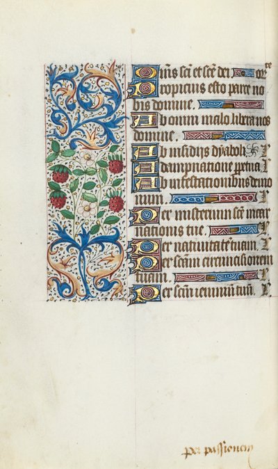 Livro de Horas de Uso de Rouen: fol. 94v, c. 1470 de Master of the Geneva Latini
