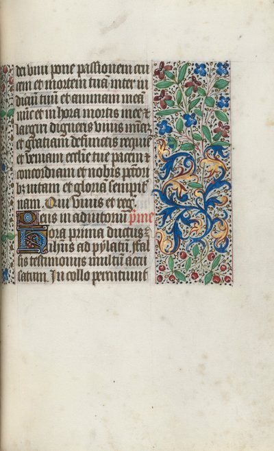 Livro de Horas de Uso de Rouen: fol. 97r, c. 1470 de Master of the Geneva Latini