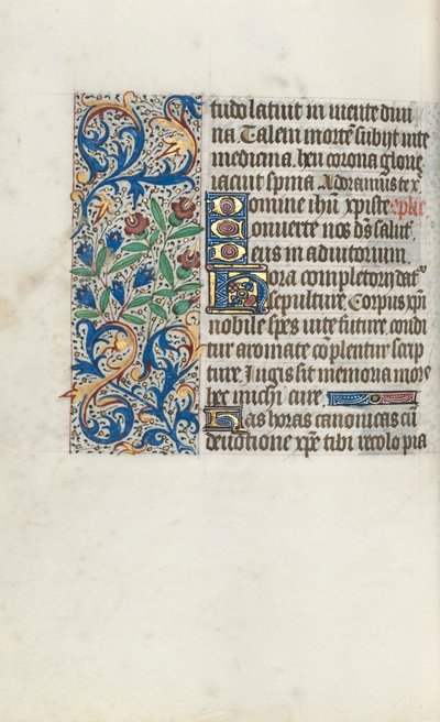 Livro de Horas de Uso de Rouen: fol. 98v, c. 1470 de Master of the Geneva Latini
