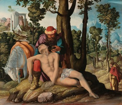 O Bom Samaritano de Master of the Good Samaritan
