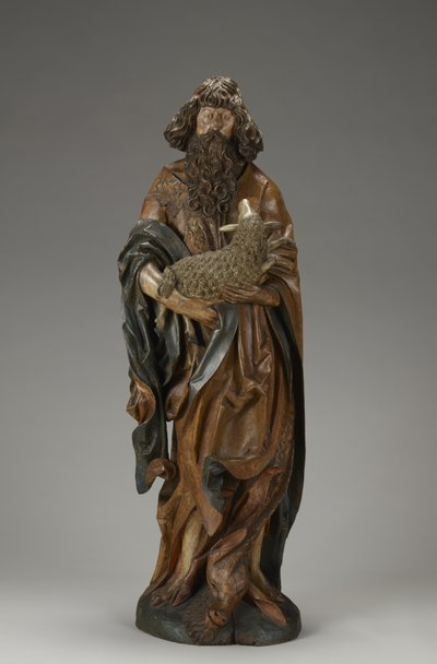 São João Batista, c.1515 (lenha parcialmente policromada) de Master of the Harburger Altar