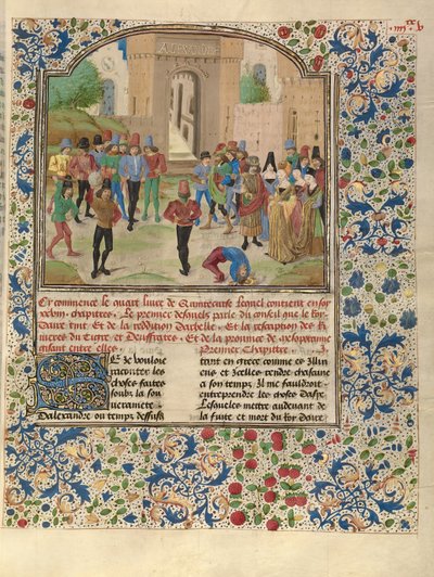 A concorrência em Sittacene e o apaziguamento de Sisigambis de Master of the Jardin de vertueuse consolation