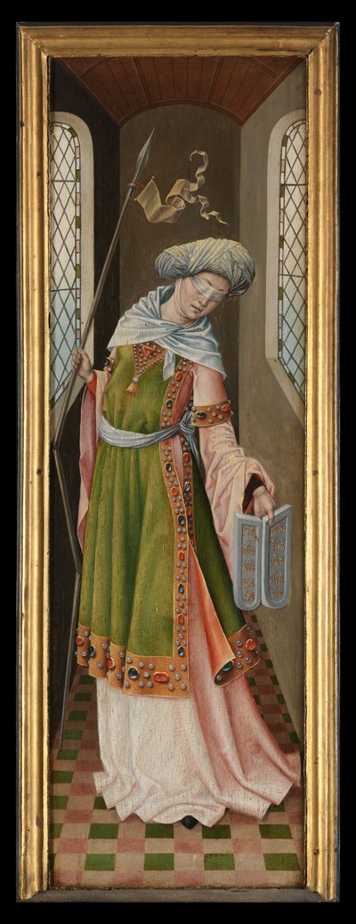 Figura alegórica da Sinagoga, da Lenda de Santa Úrsula de Master of the Legend of St. Ursula