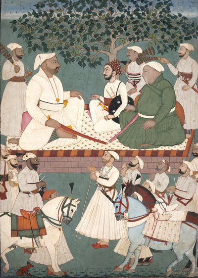 Maharaja Sidh Sen Recebendo Embaixada Hon