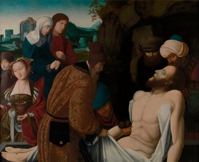 Holandês: O Sepultamento de Master of the Mansi Magdalen