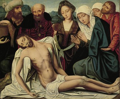 A lamentação sobre o Cristo morto de Master of the Mansi Magdalen